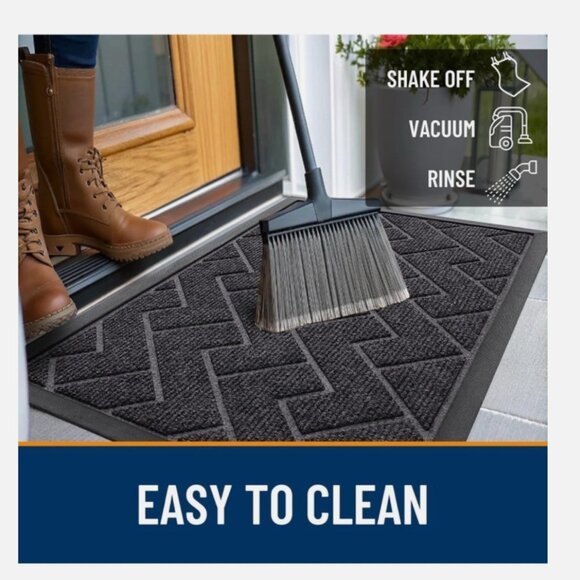 Entrance Mat Front Door Doormat for Indoor Outdoor Heavy Duty Commercial Mats - Picture 6 of 8